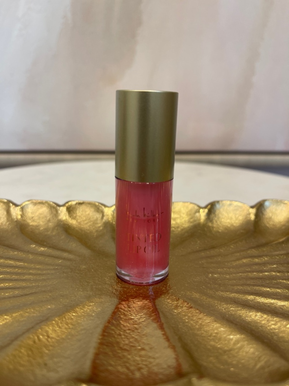 NWOT Nicole Miller Tinted Lip Oil - Pink Hydrating Shine